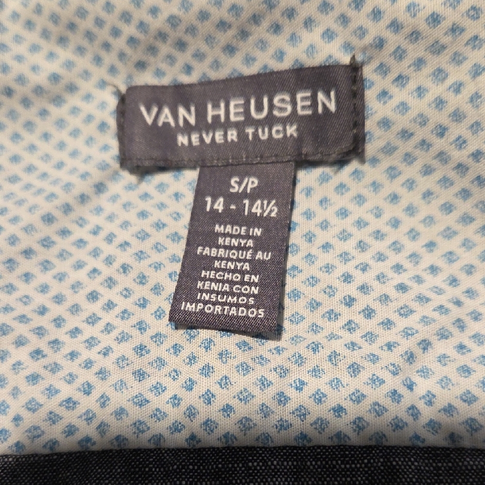 Van Heusen Light Blue Diamond Print Shirt